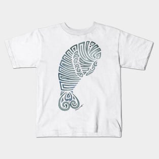 Tribal Manatee Kids T-Shirt